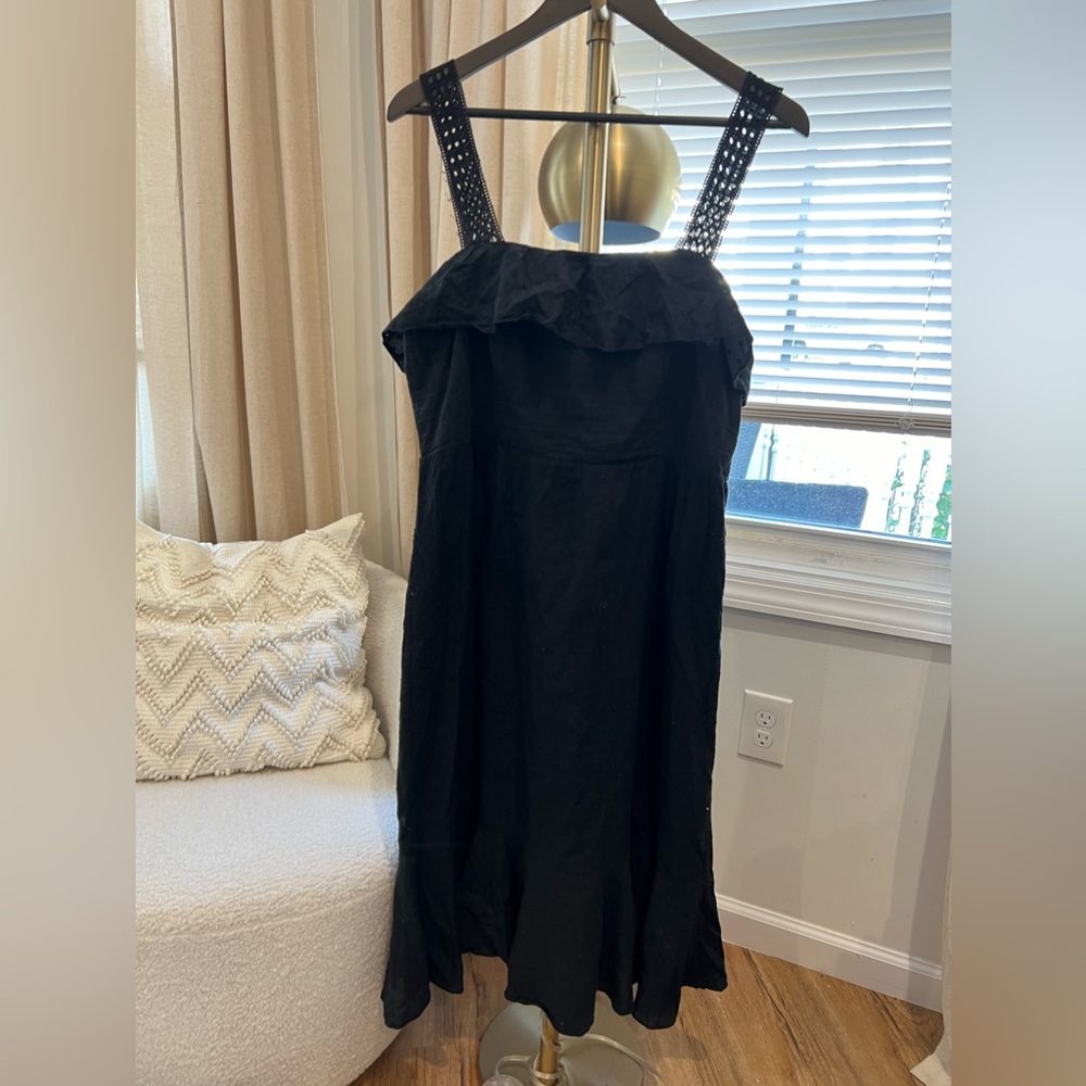 J.Crew Black Dress with lace | Size 12T - Picture 2 of 8